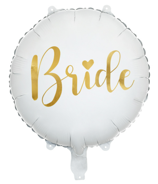 Folienballon - Bride gold- ø 35cm